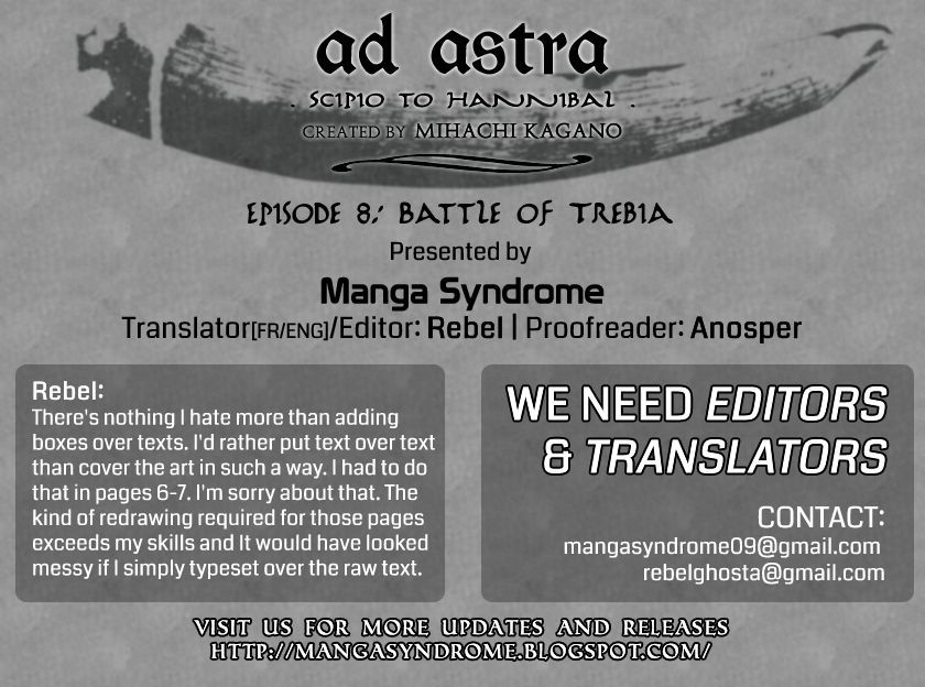 Ad Astra - Scipio To Hannibal Vol.1 Chapter 8 : Battle Of Trebia - Picture 1