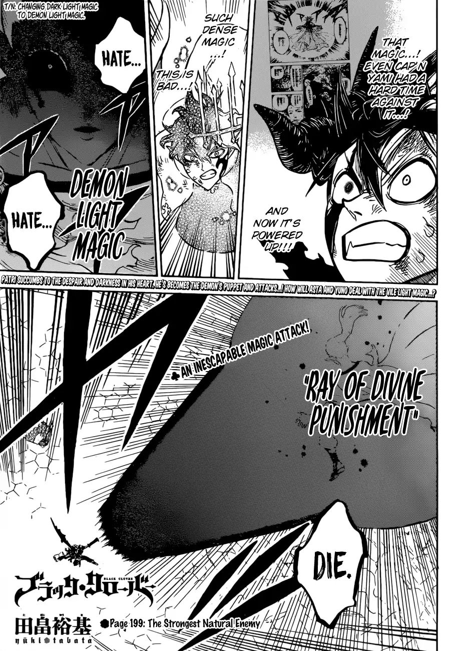 Black Clover Chapter 199: The Strongest Natural Enemy - Picture 1