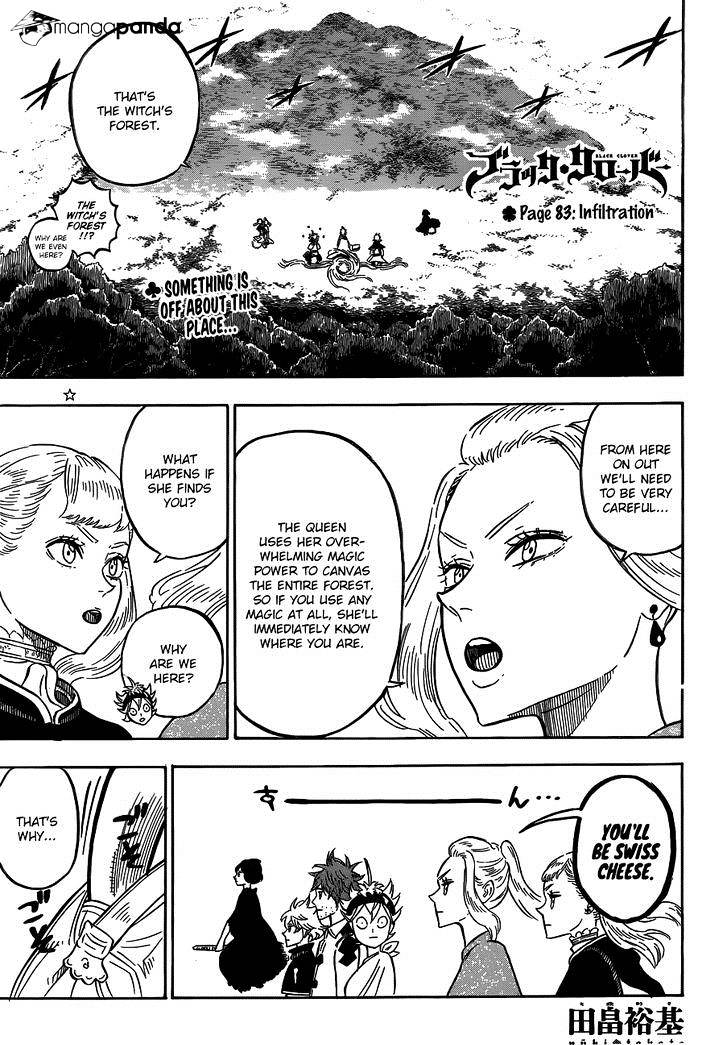 Black Clover Chapter 83 : Infiltration - Picture 1