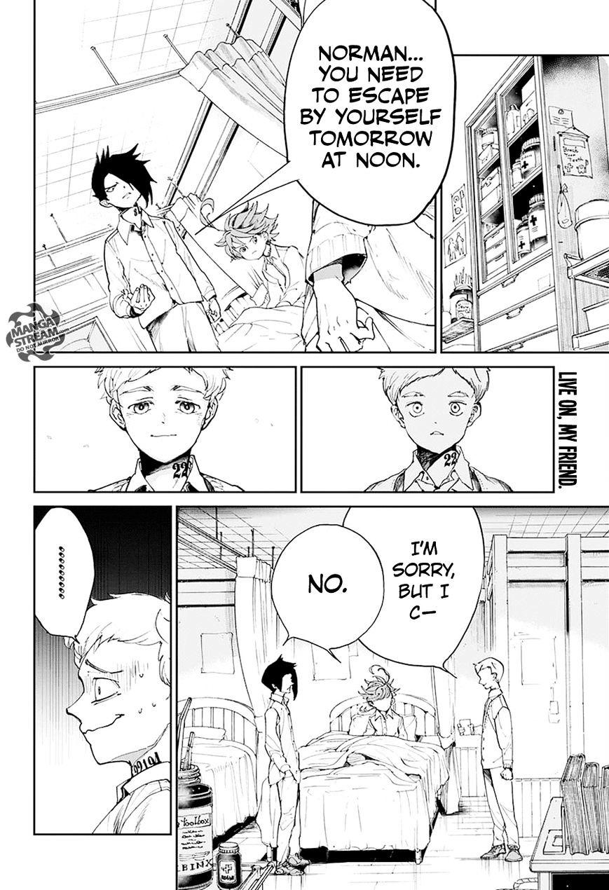 Yakusoku No Neverland Chapter 27 : We Won T Let You Die - Picture 3