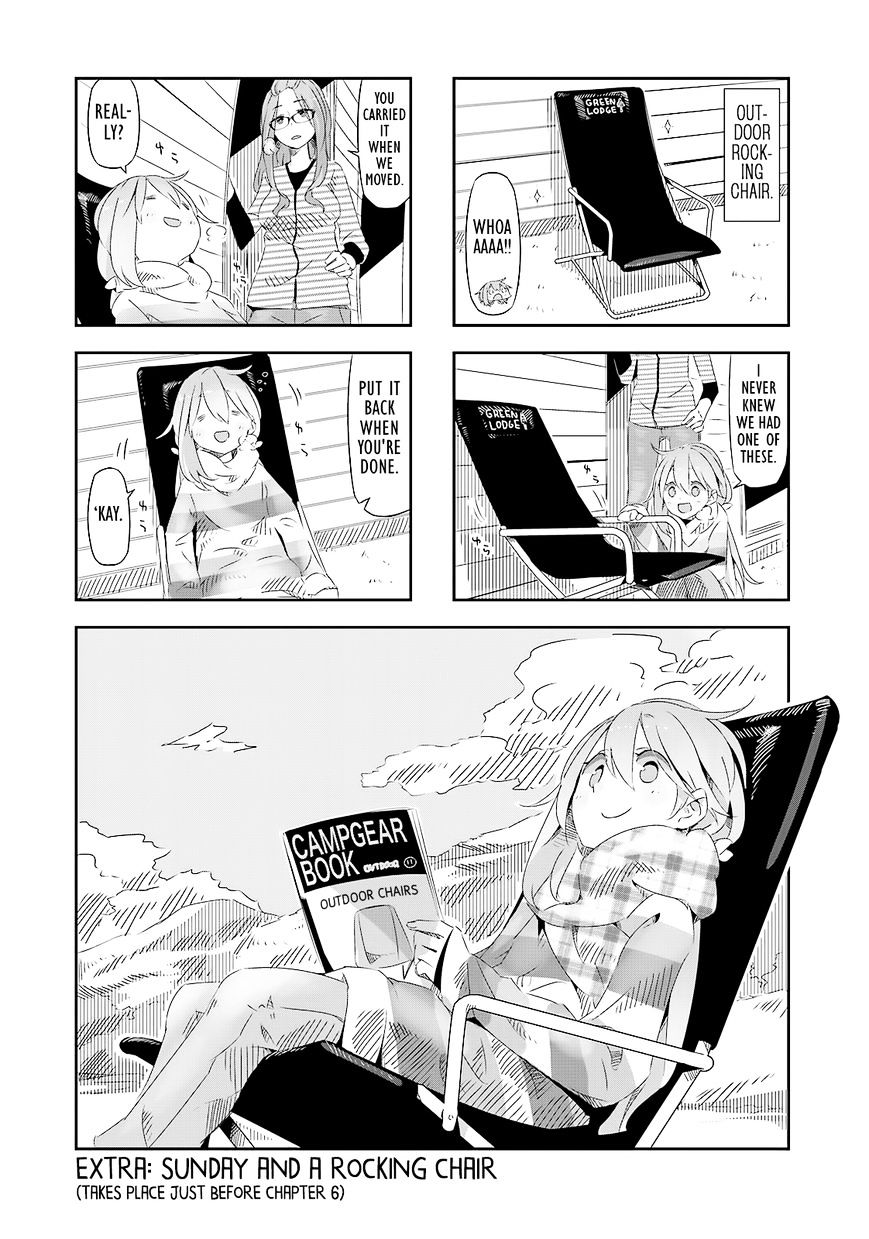 Yurucamp Chapter 6.5 : Sunday And A Rocking Chair - Picture 1