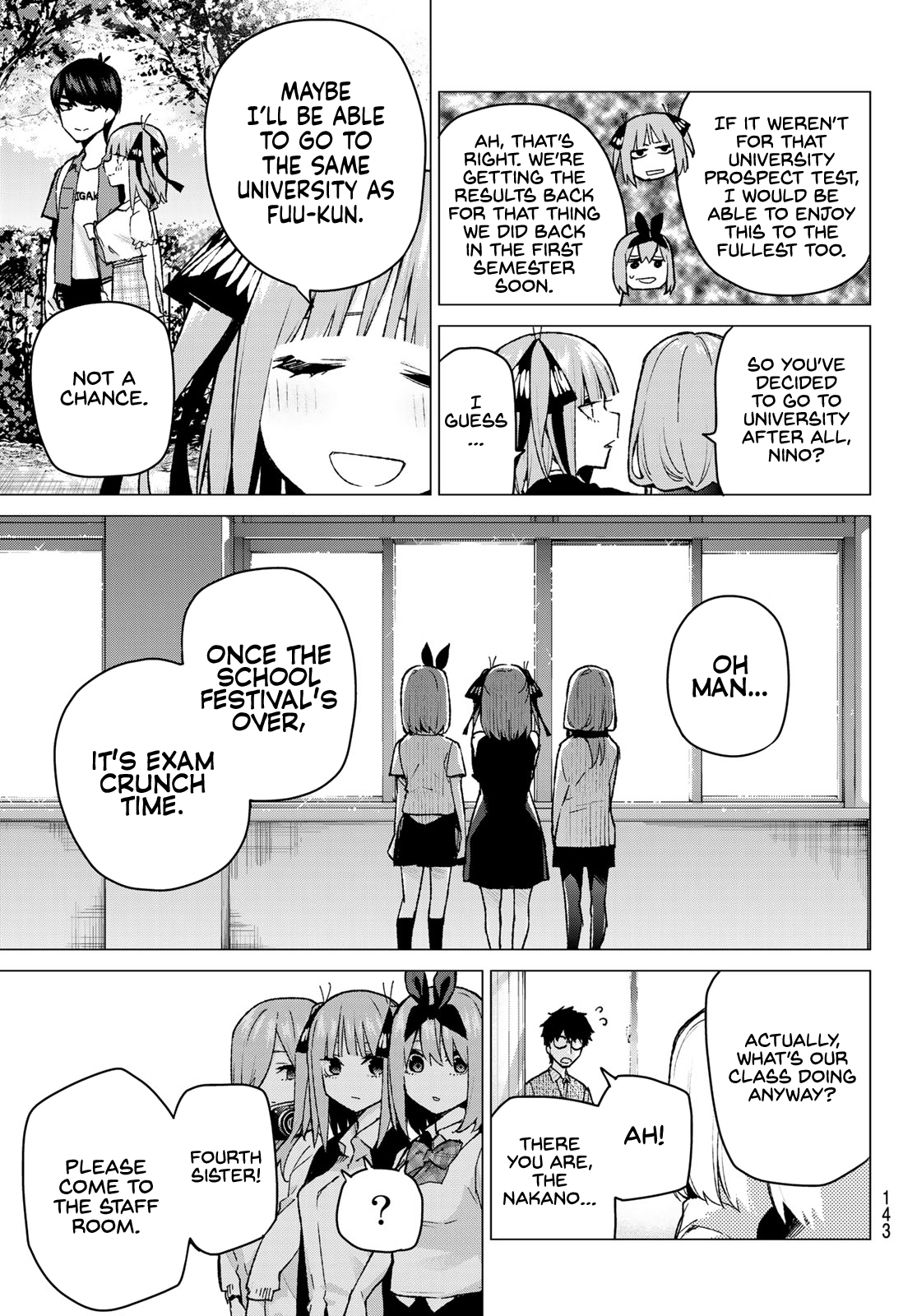 Go-Toubun No Hanayome Chapter 96: The Ordinary Days Continue - Picture 3