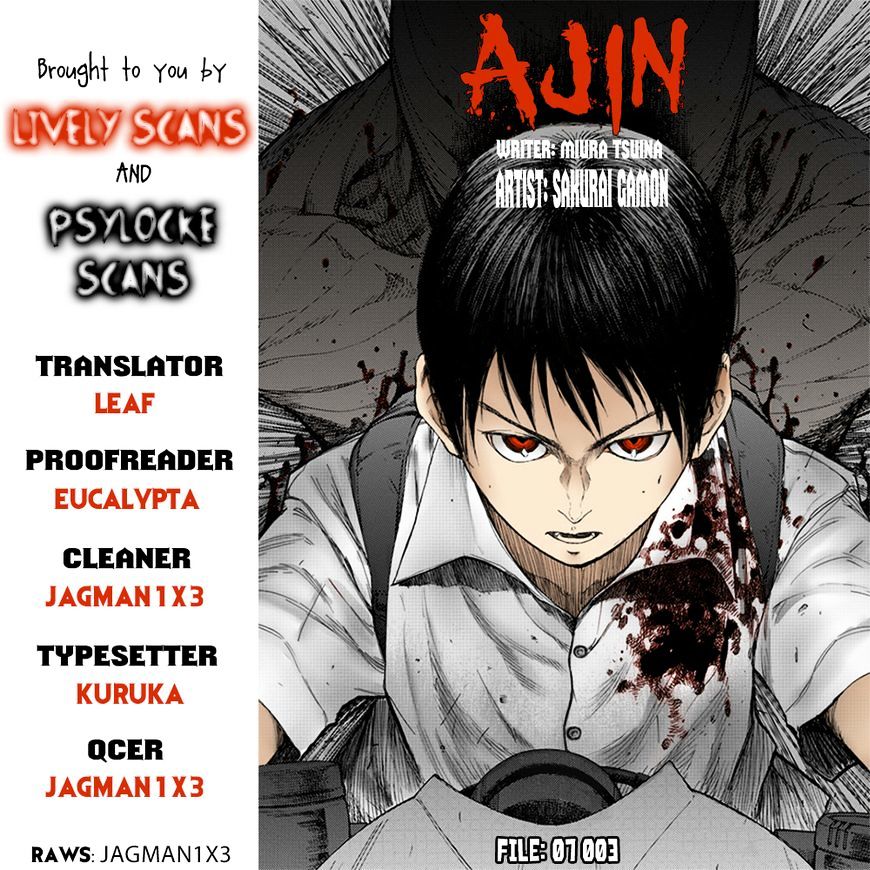 Ajin Chapter 7 : File: 07: 003 - Picture 1