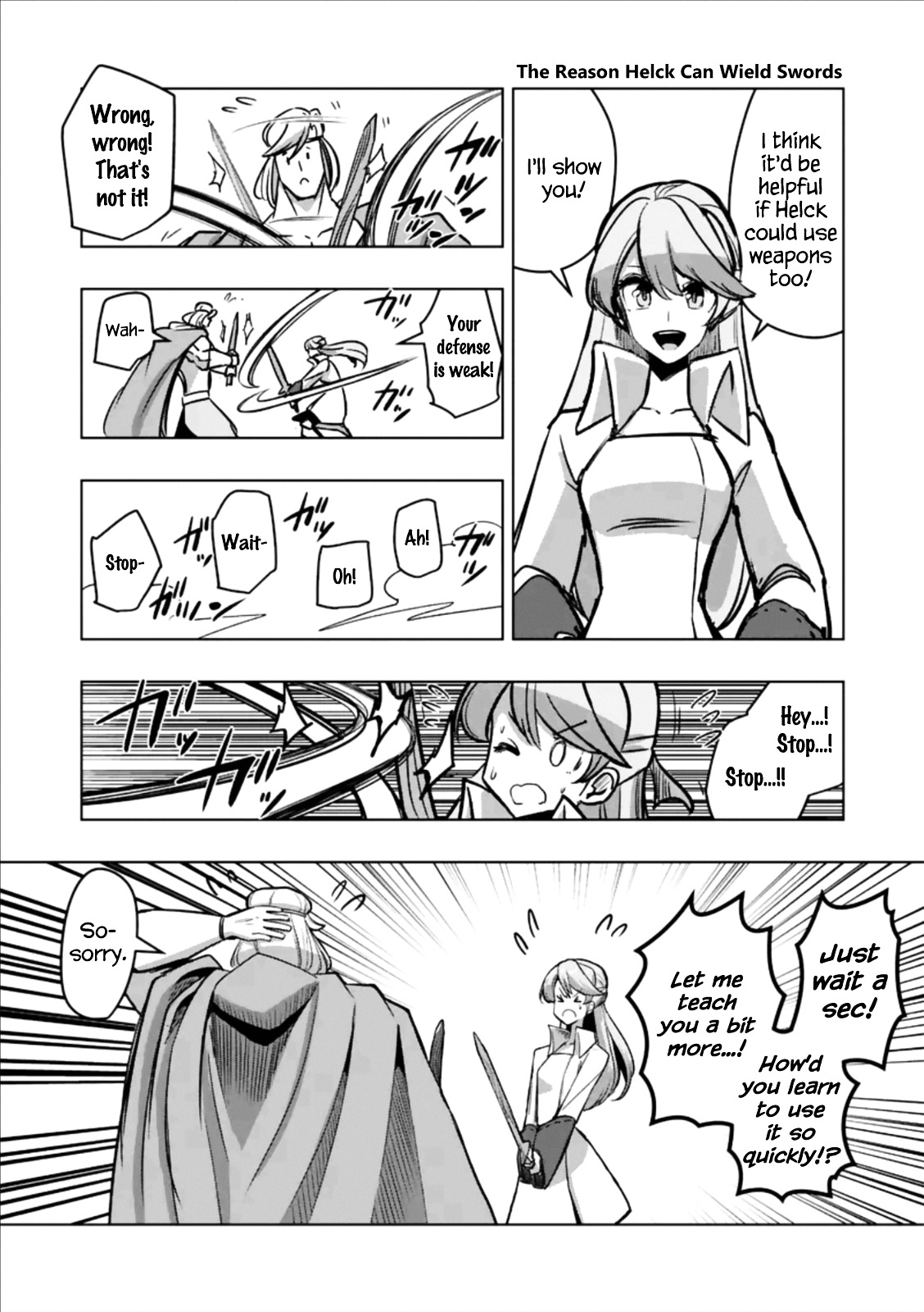 Helck Chapter 93 Omake : The Reason Helck Can Wield Swords - Picture 1
