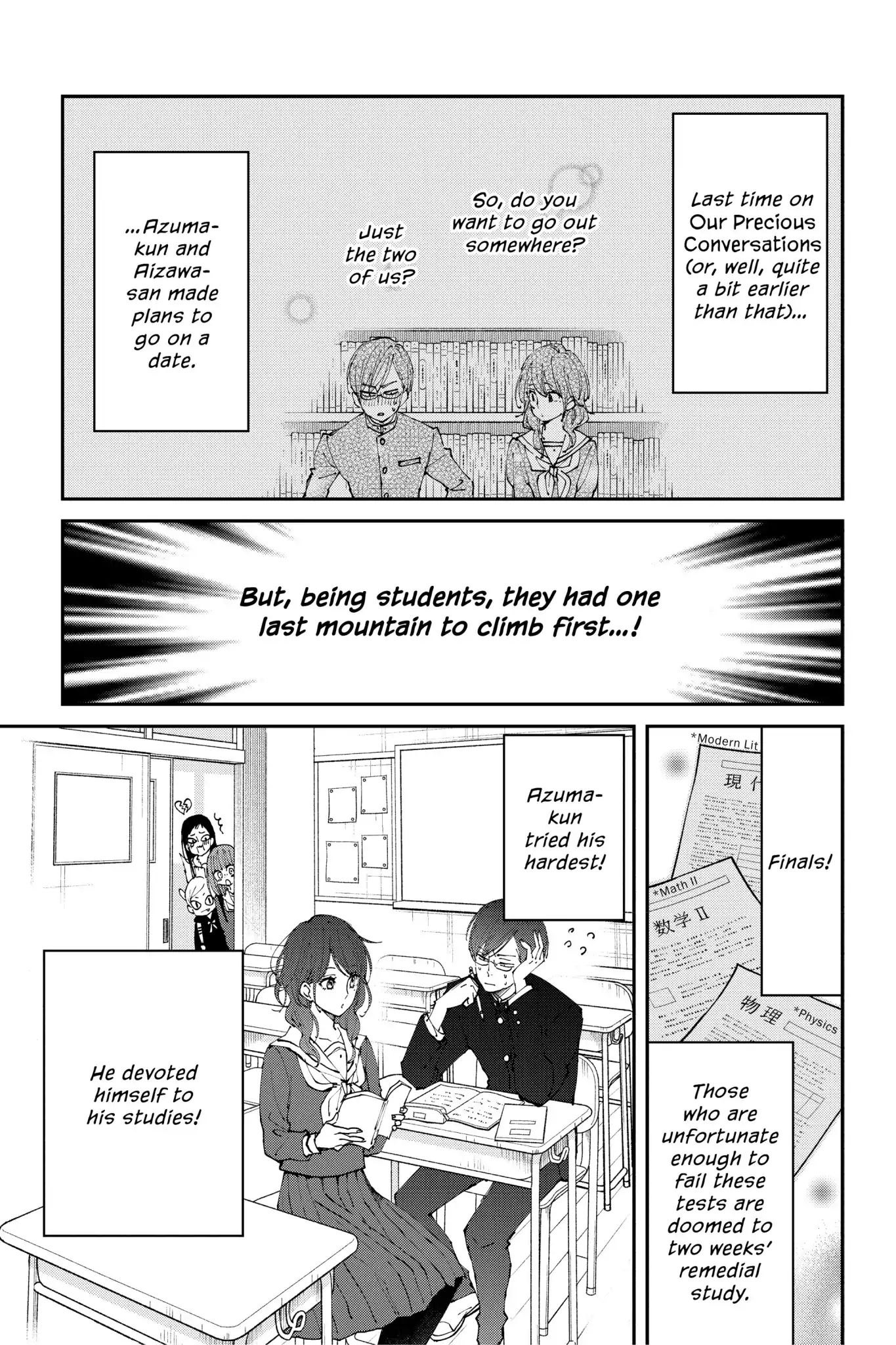 Boku To Kimi No Taisetsu Na Hanashi Vol.4 Chapter 29: Our Precious Date (Part 1) It All Starts Before The Big Day - Picture 2