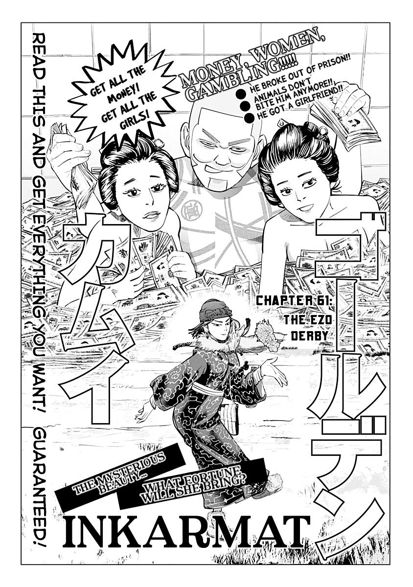 Golden Kamui Chapter 61 : The Ezo Derby - Picture 1