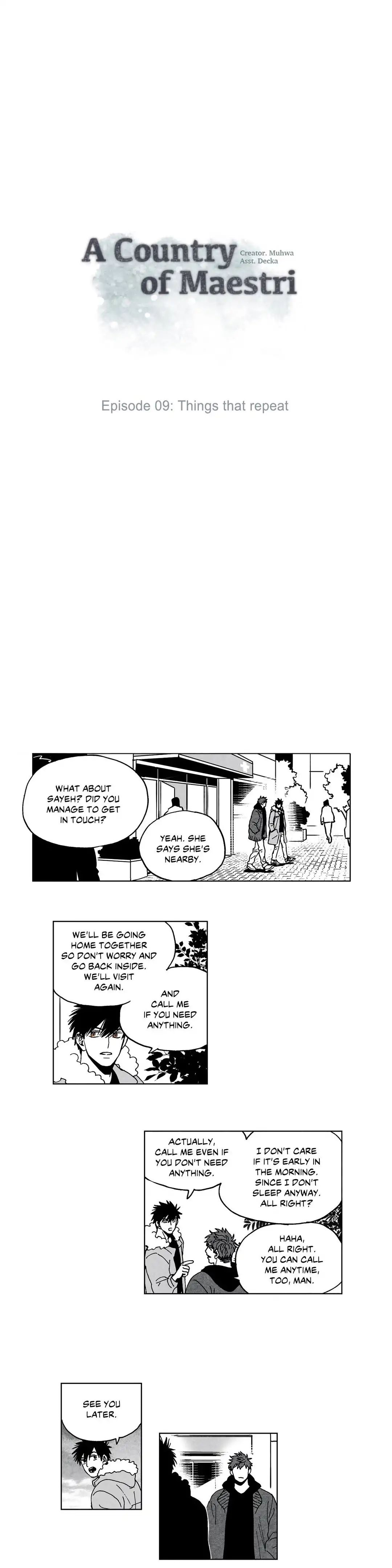 A Country Of Maestri Chapter 139: Chapter 09: Things That Repeat (18) - Picture 1