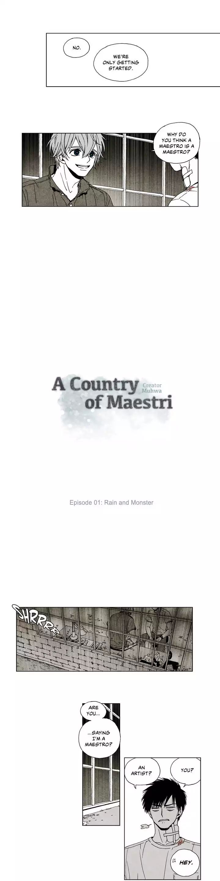 A Country Of Maestri Chapter 4: Episode 1: Rain And Monster (4) - Picture 2