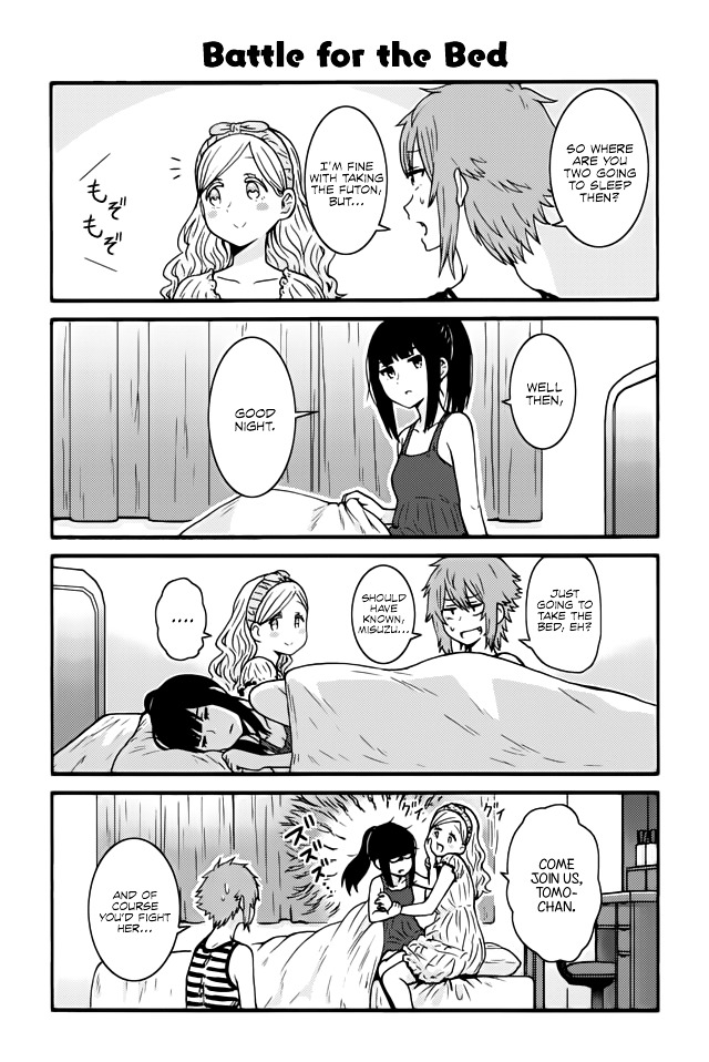 Tomo-Chan Wa Onnanoko! Chapter 493 : Battle For The Bed - Picture 1