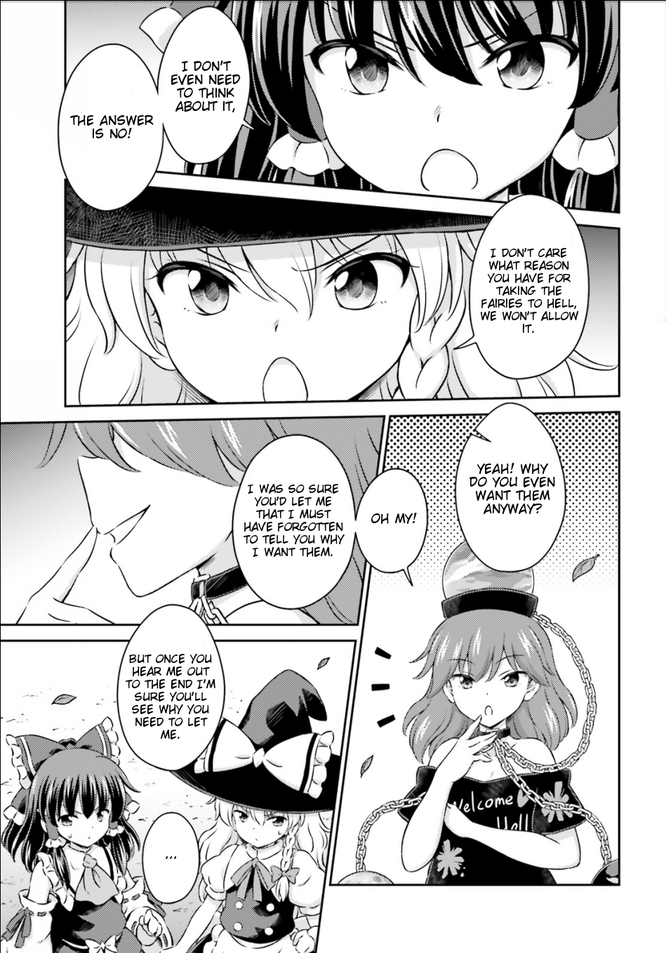 Touhou Sangetsusei ~ Visionary Fairies In Shrine. Vol.3 Chapter 14: The Treasonous Hell Fairy - Picture 3