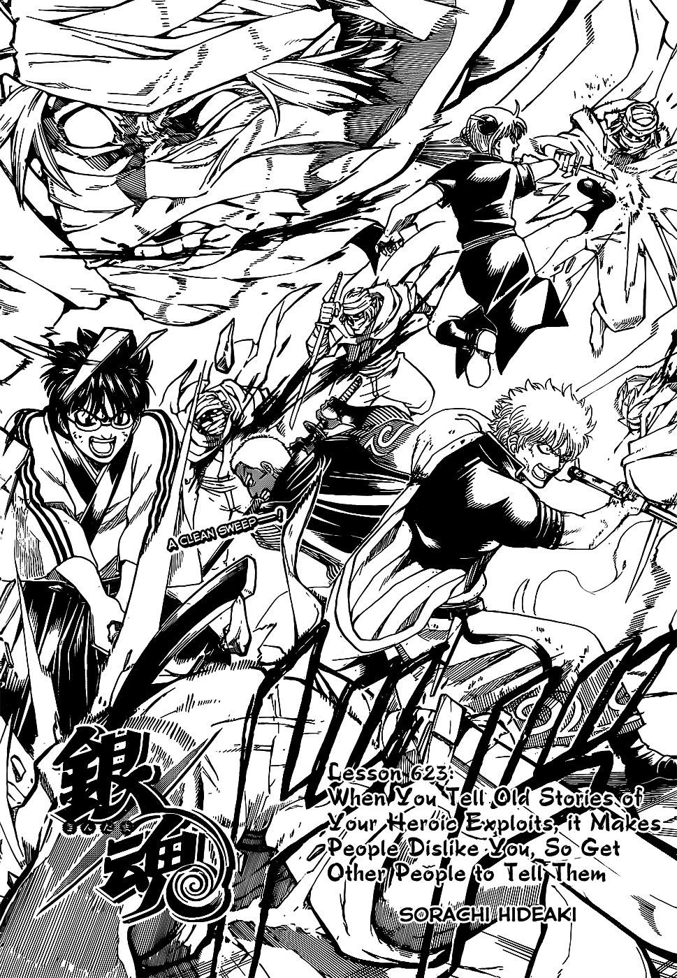 Gintama Vol.69 Chapter 623 V2 : When You Tell Old Stories Of Your Heroic Exploits, It Makes People D... - Picture 2