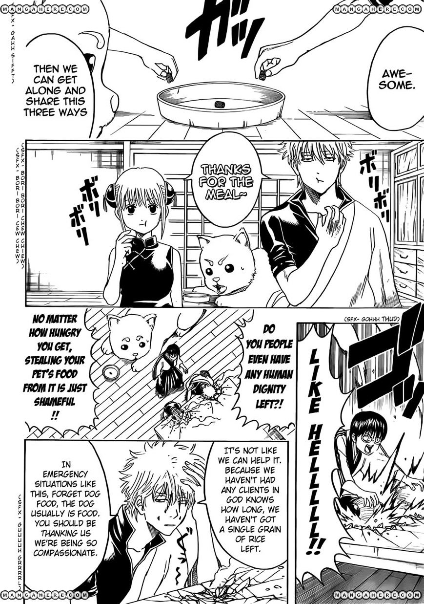Gintama Chapter 401 : Dog Food Has Less Taste Than It Appears To - Picture 2