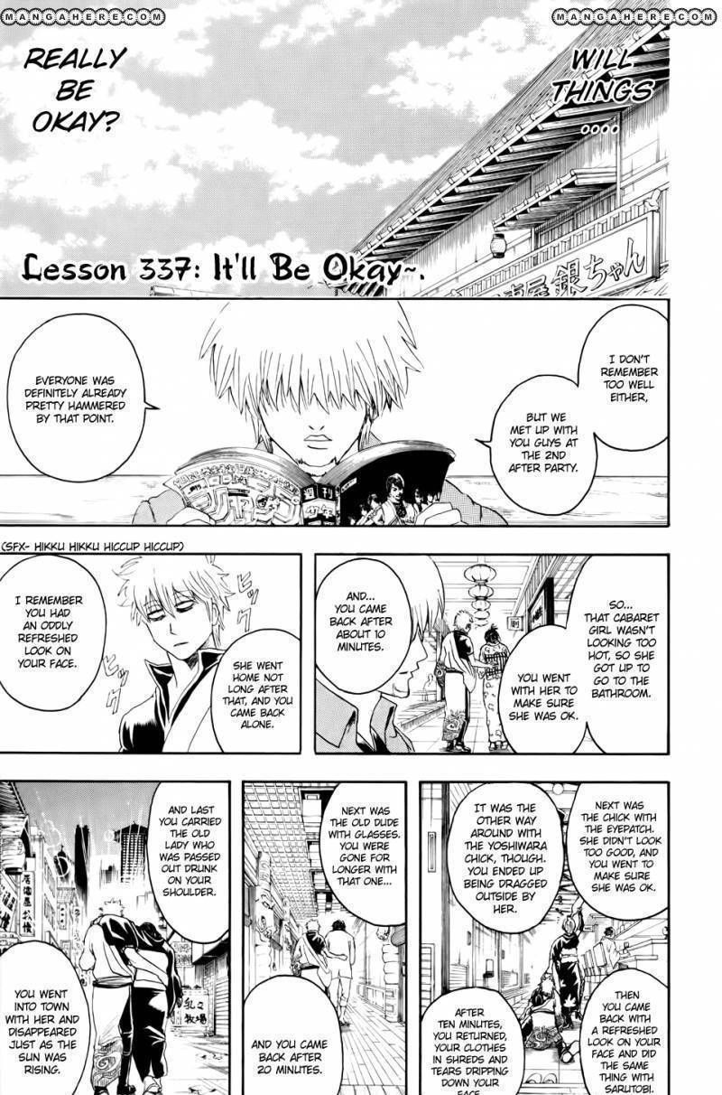 Gintama Chapter 337 : It Ll Be Okay~ - Picture 3