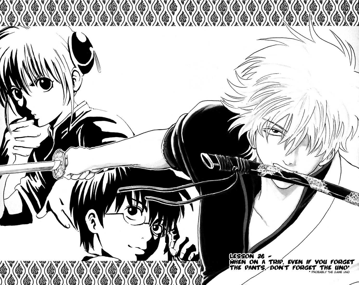 Gintama Chapter 26 : When On A Trip, Even If You Forget The Pants, Dont Forget The Uno. - Picture 3