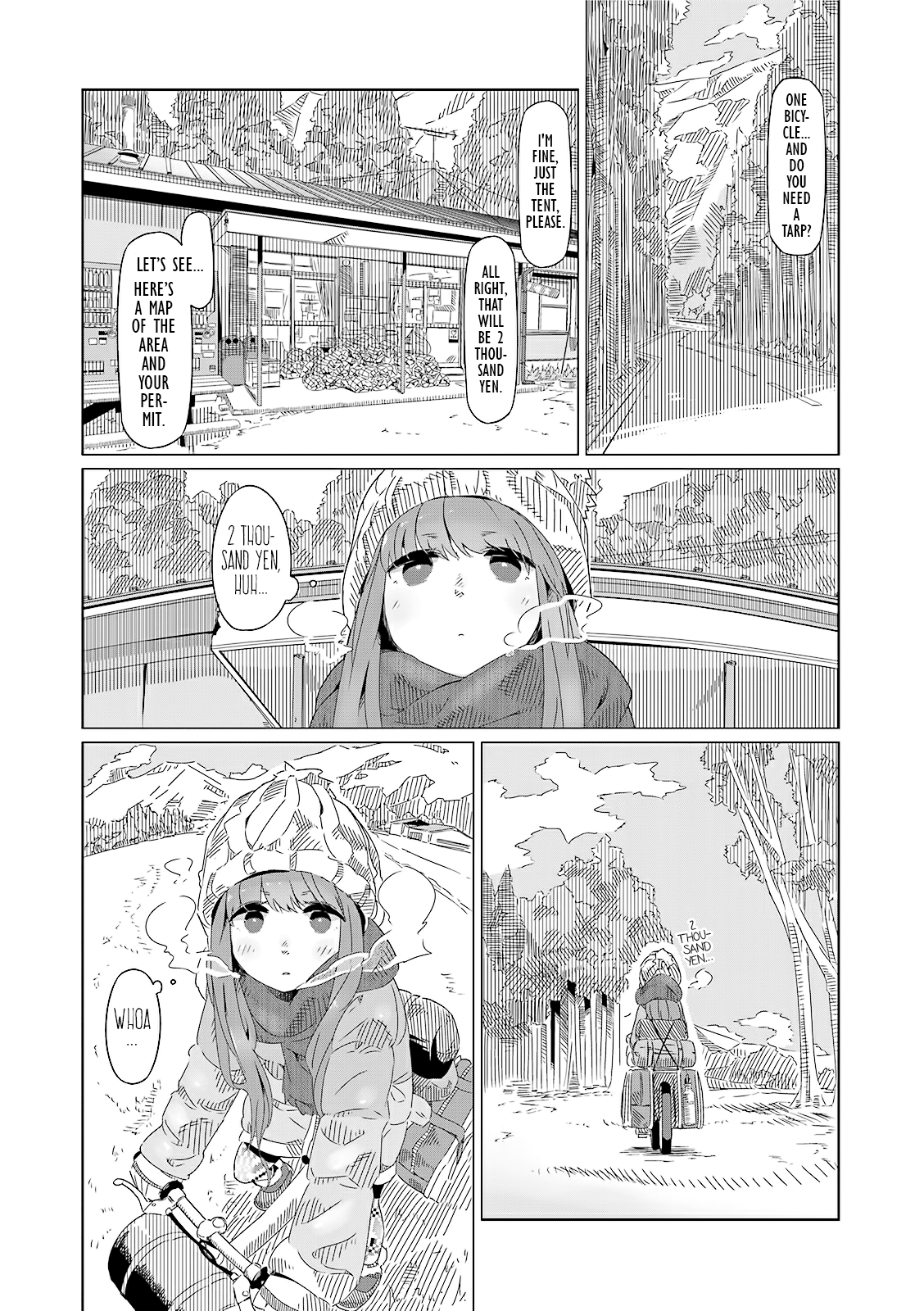 Yurucamp △ Vol.1 Chapter 3: She Camps Alone At The Base - Picture 1