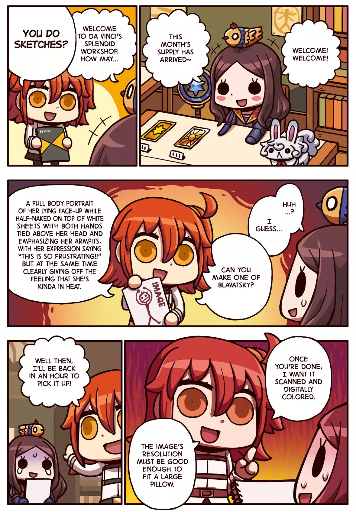 Manga De Wakaru! Fate/grand Order Chapter 41: Both Hands Above Her Head - Picture 1