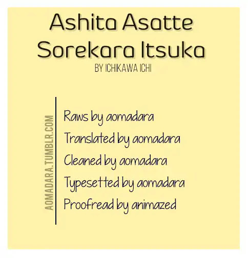 Ashita Asatte Sorekara Itsuka Chapter 10: Chara Collection Extra 2018 [End] - Picture 1