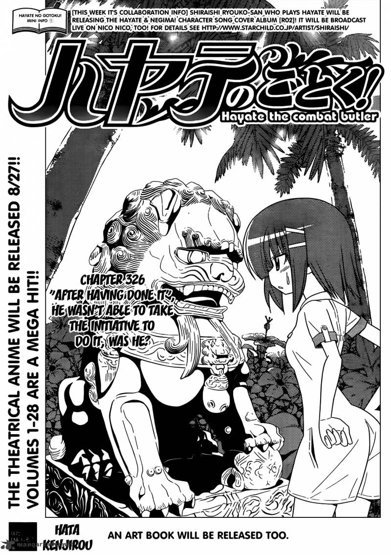 Hayate No Gotoku! Chapter 326 : After Having Done It - Picture 2