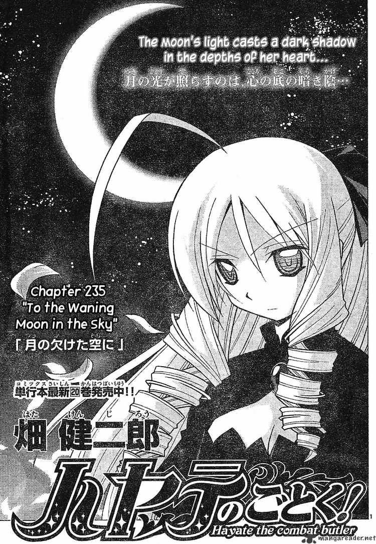 Hayate No Gotoku! Chapter 235 : To The Waning Moon In The Sky - Picture 1