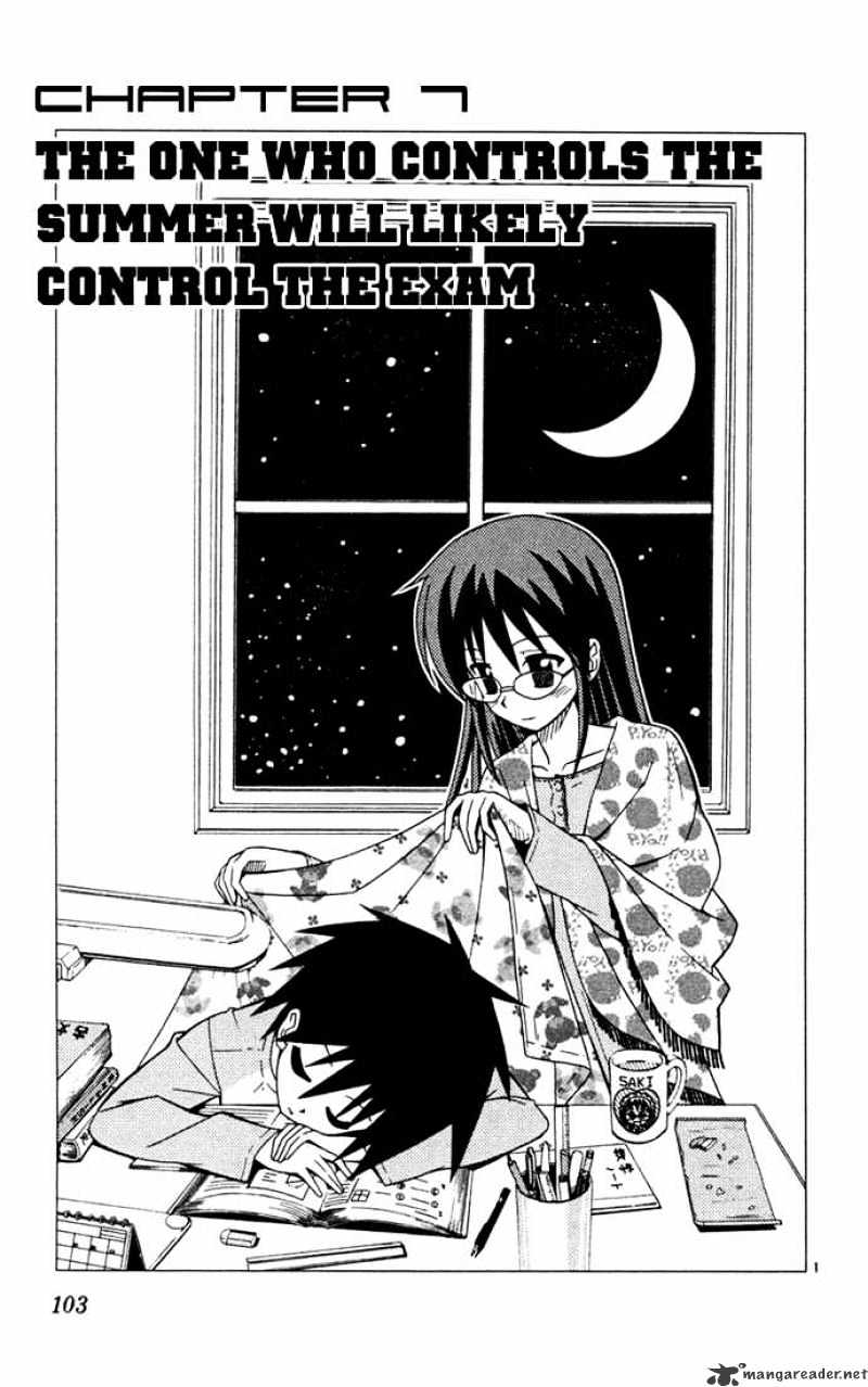 Hayate No Gotoku! Chapter 38 : The One Who Controls The Summer Will Likely Control The Exam - Picture 1