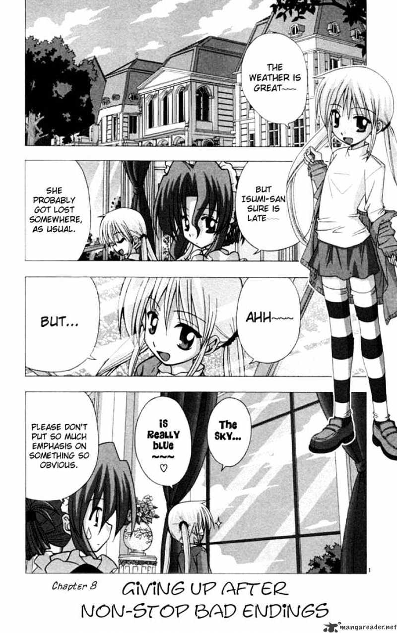 Hayate No Gotoku! Chapter 17 : Giving Up After Non-Stop Bad Endings - Picture 1
