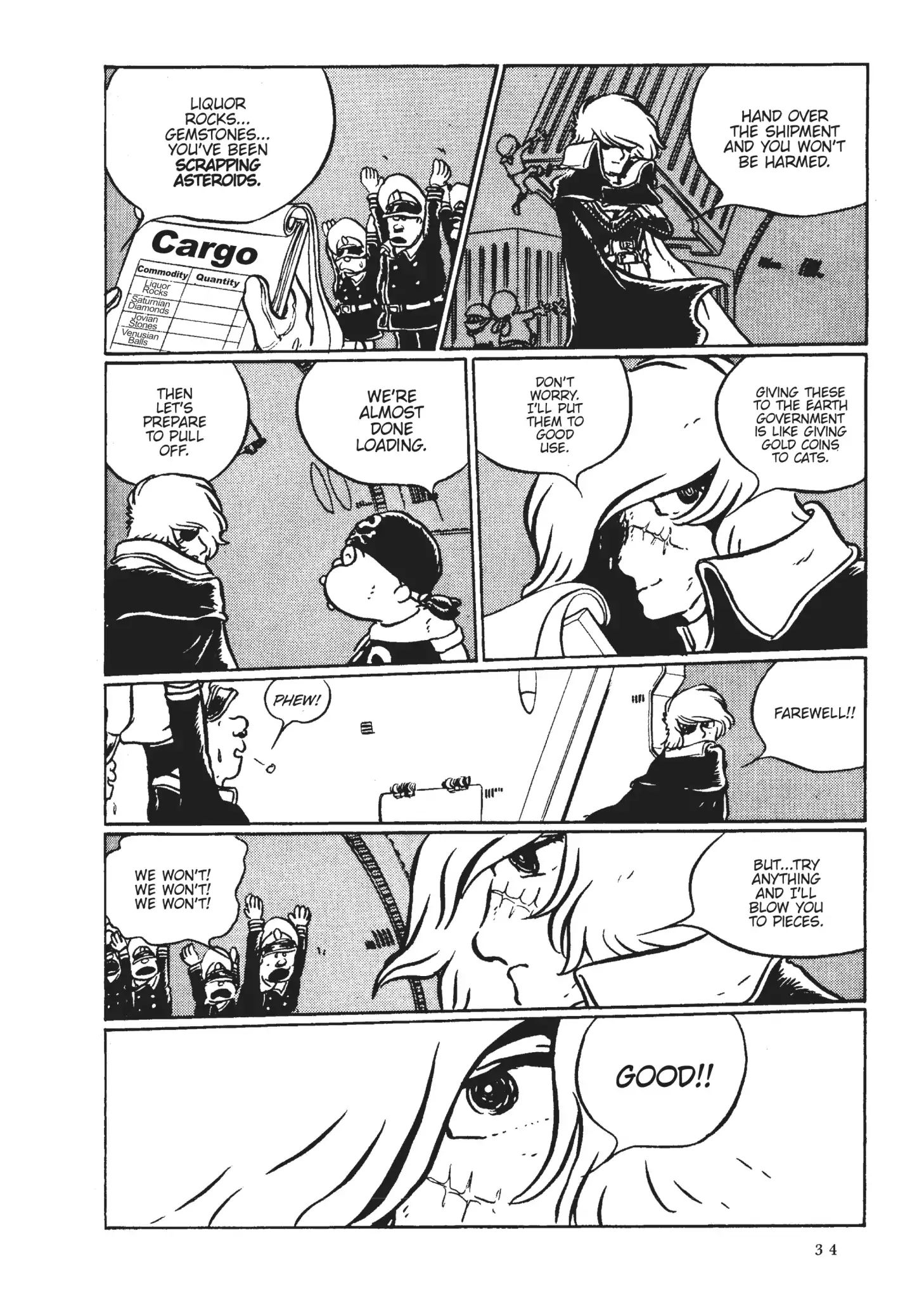 Uchuu Kaizoku Captain Harlock Vol.1 Chapter 2 - Picture 3