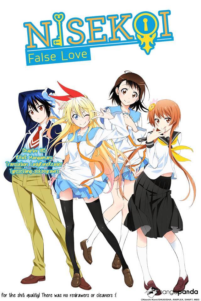 Nisekoi Chapter 195 - Picture 1