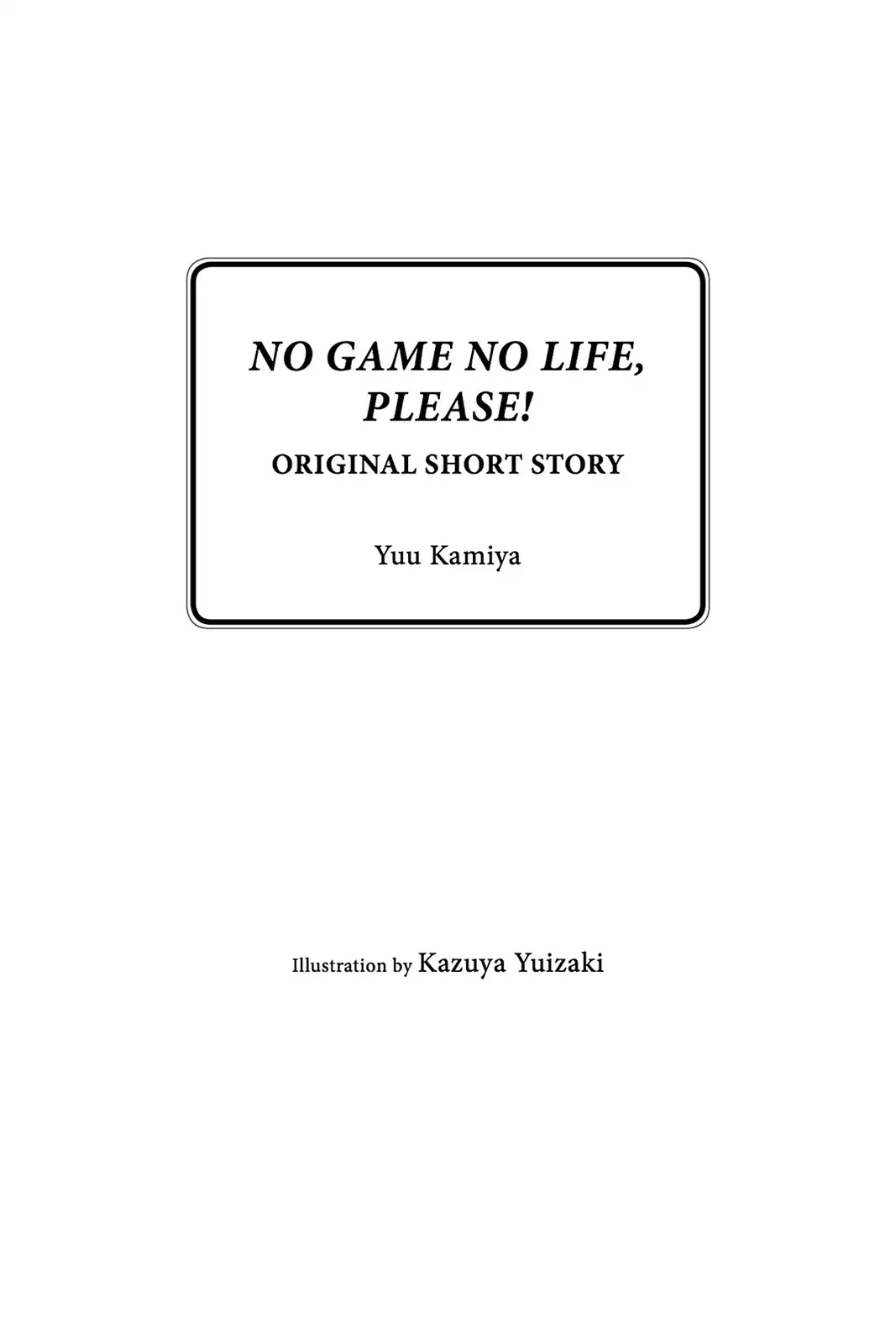No Game No Life Desu! - Page 1