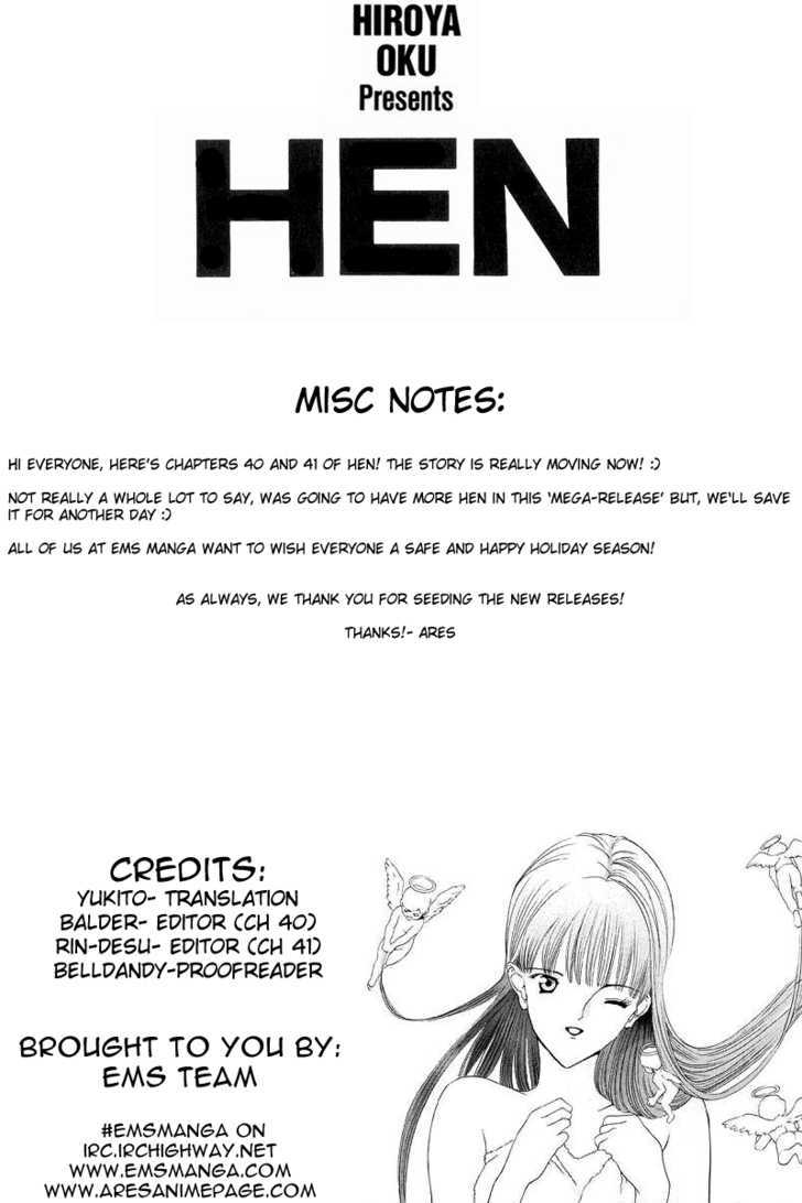 Hen Vol.4 Chapter 40 : 40 One More Step Before Confession 41 Bit By Bit - Picture 1