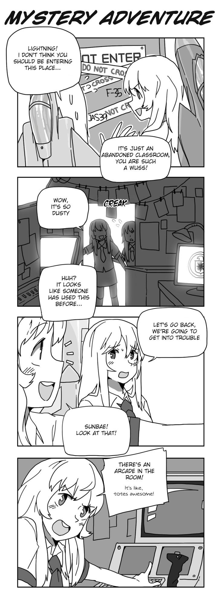 Flight Highschool Chapter 38 : 4Koma Collection - Picture 1