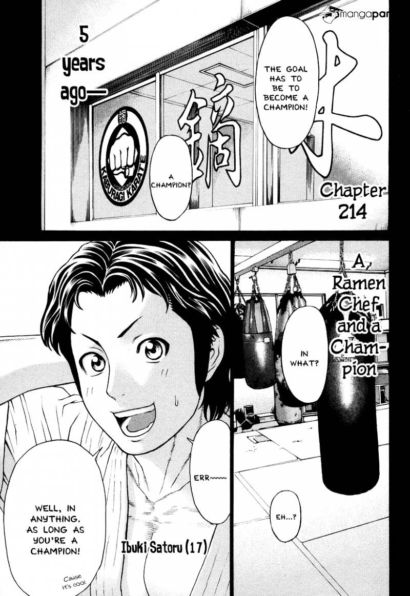 Karate Shoukoushi Kohinata Minoru Chapter 214 : A Ramen Chef And A Champion - Picture 1