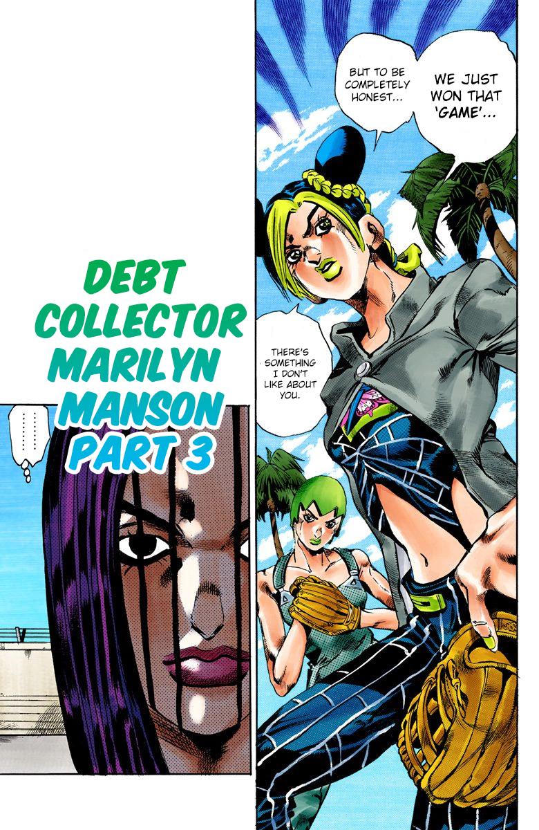 Jojo's Bizarre Adventure Part 5 - Vento Aureo Vol.4 Chapter 36: Debt Collector Marilyn Manson Part 3 - Picture 2
