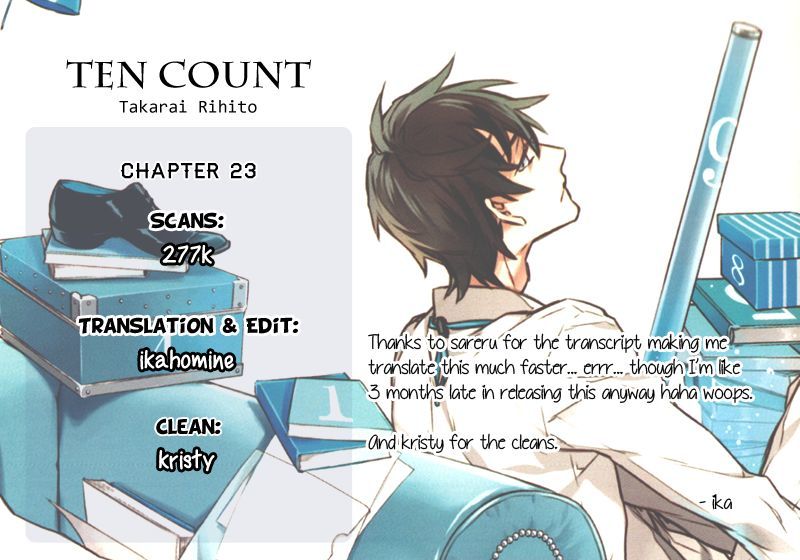 Ten Count Vol.4 Chapter 23 : Count 23 - Picture 1