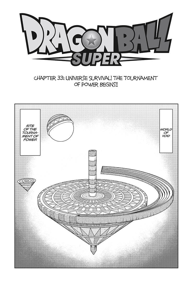 Dragon Ball Chou Chapter 33 : Universe Survival! The Tournament Of Power Begins!! - Picture 1