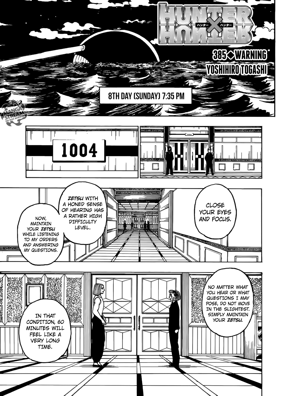 Hunter X Hunter Chapter 385 - Picture 1