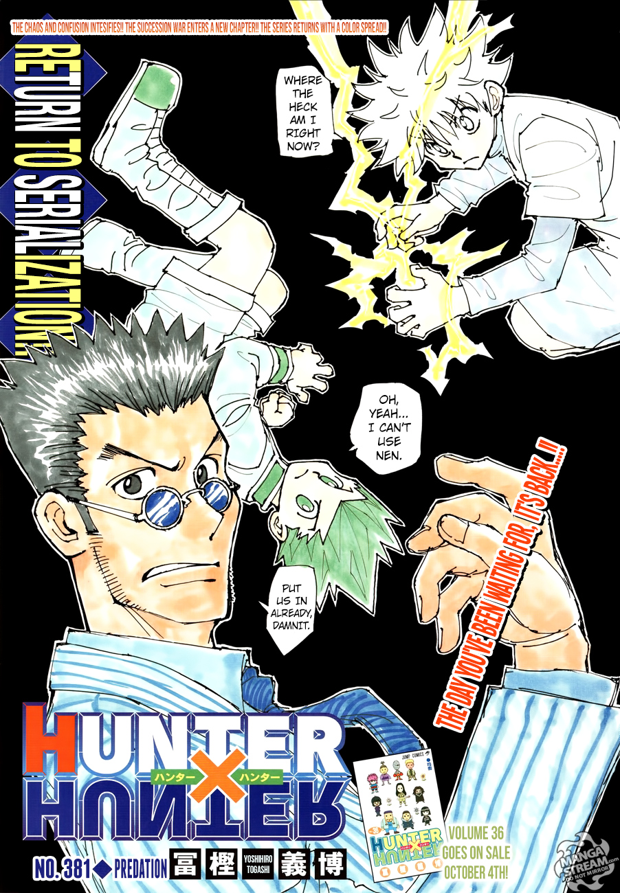 Hunter X Hunter Chapter 381 - Picture 1