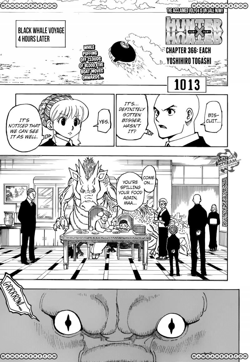 Hunter X Hunter Vol.30 Chapter 366 - Picture 1