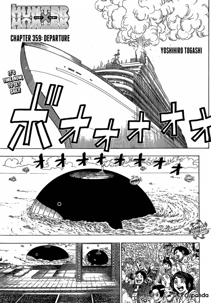 Hunter X Hunter Chapter 359 : Departure - Picture 1