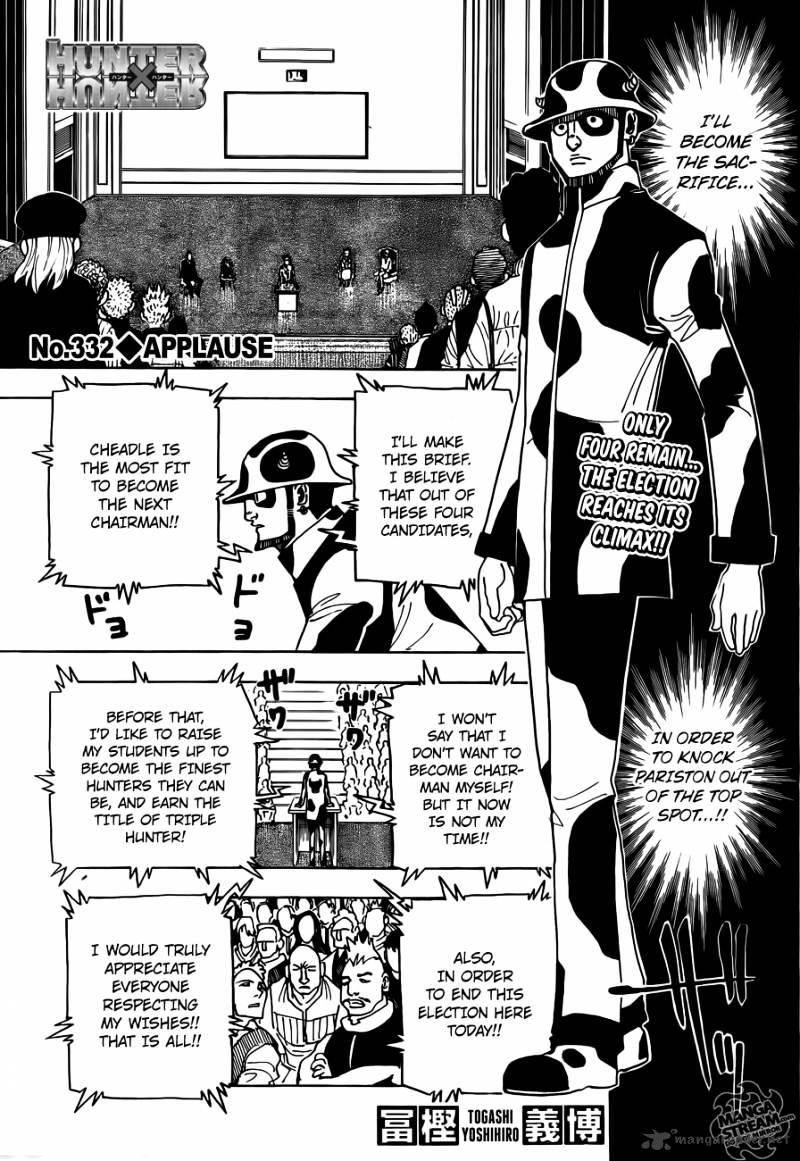 Hunter X Hunter Chapter 332 : Applause - Picture 1