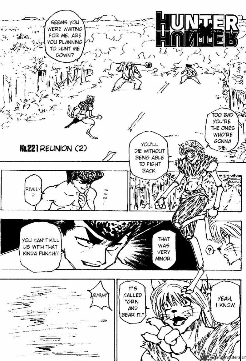 Hunter X Hunter Chapter 221 : Reunion 2 - Picture 1