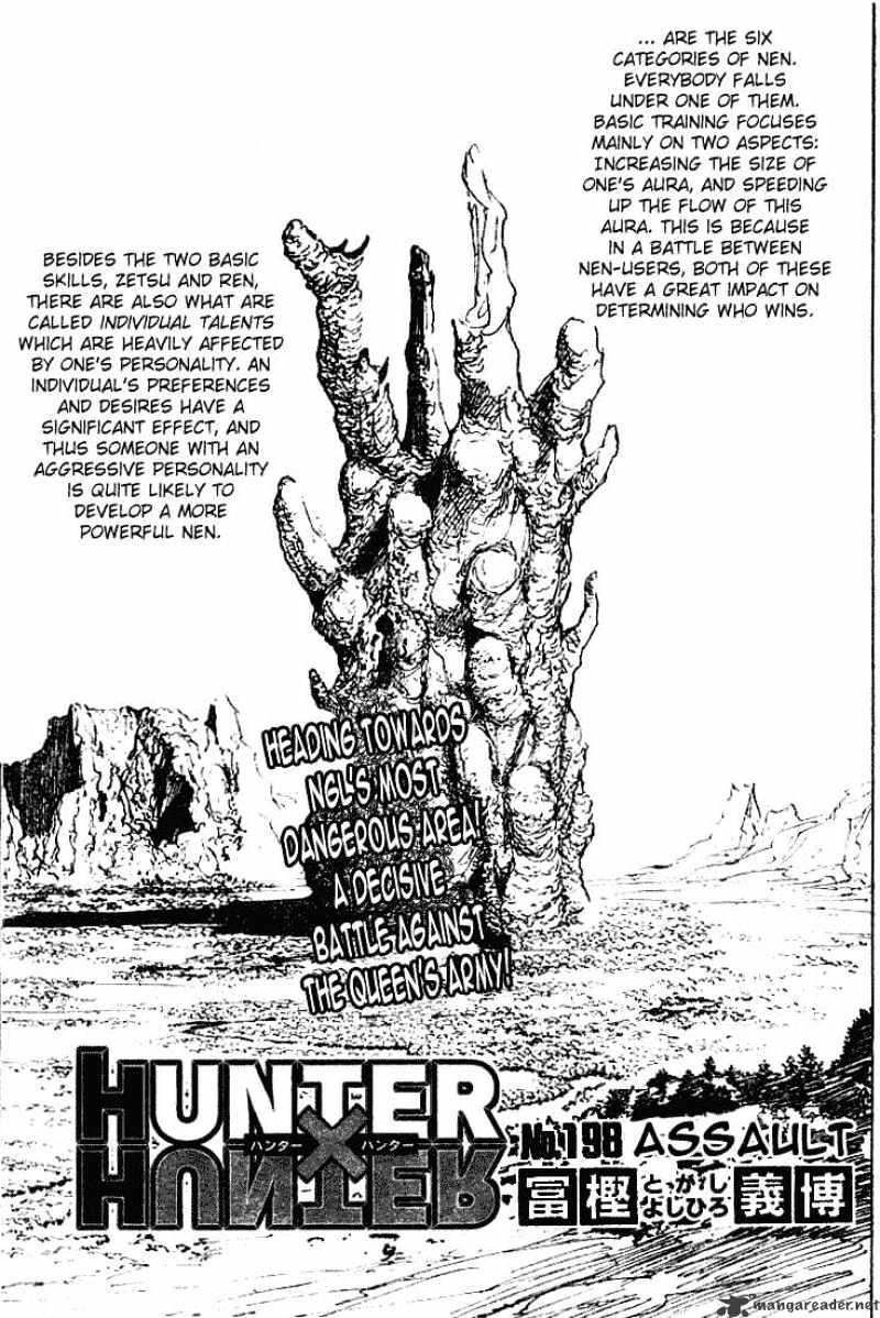 Hunter X Hunter Chapter 198 : Assault - Picture 1