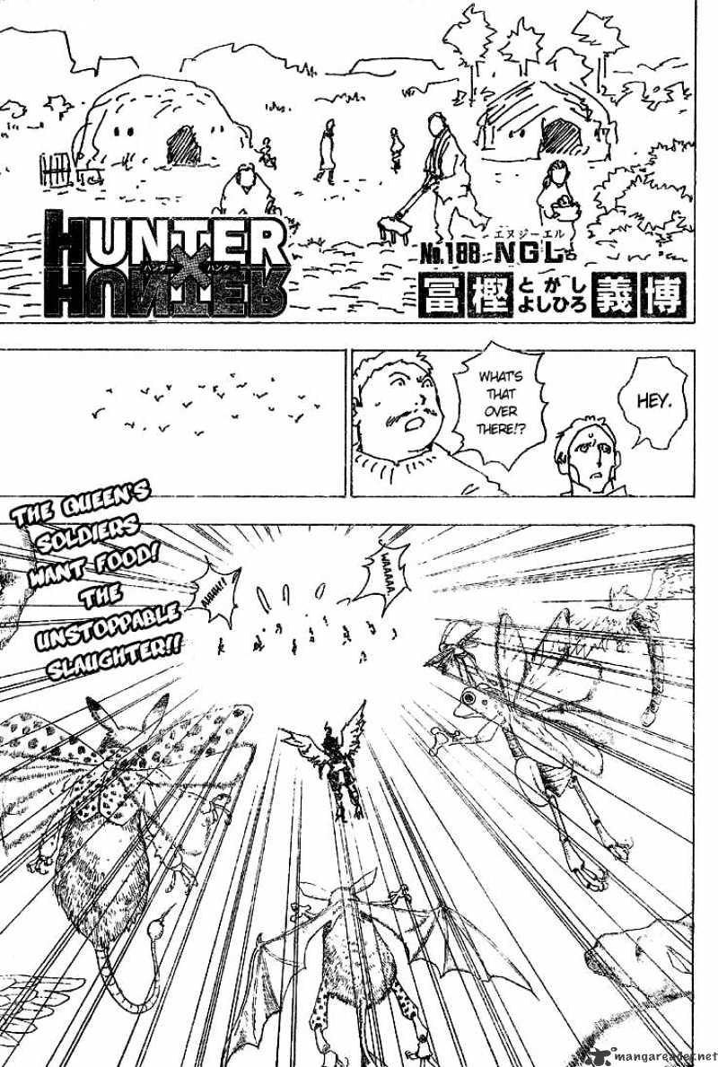 Hunter X Hunter Chapter 188 : Ngl - Picture 1