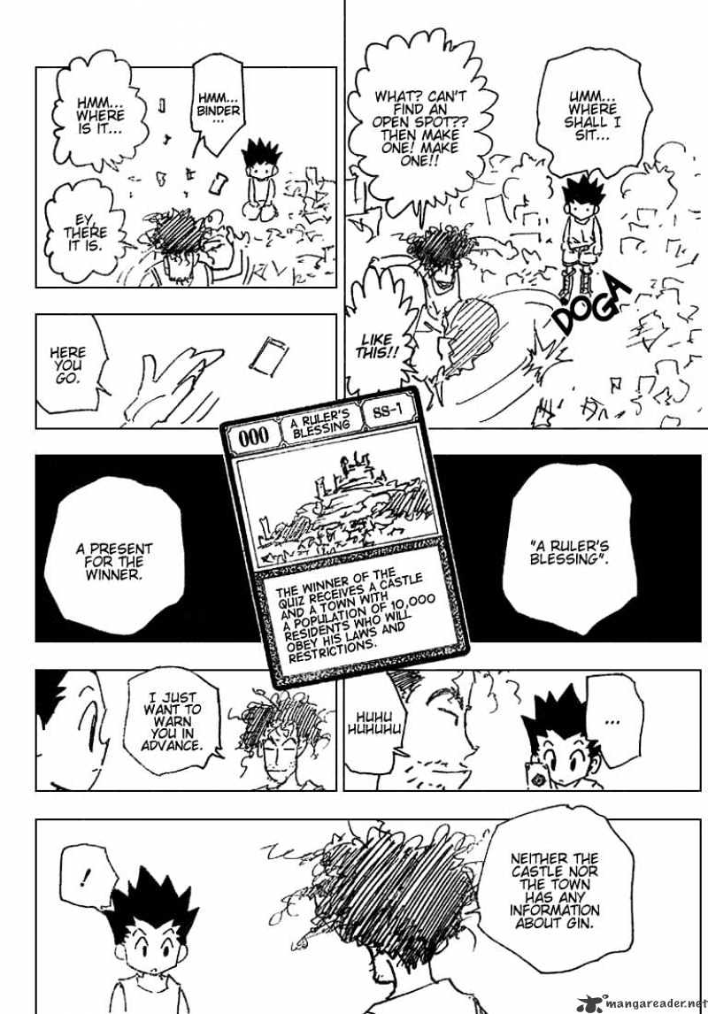 Hunter X Hunter Chapter 184 : Selection Of The 3 Cards - Picture 2