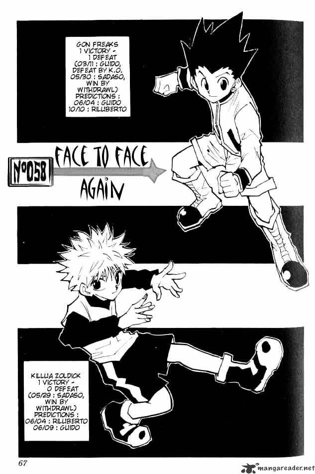 Hunter X Hunter Chapter 58 : Face To Face Again - Picture 2