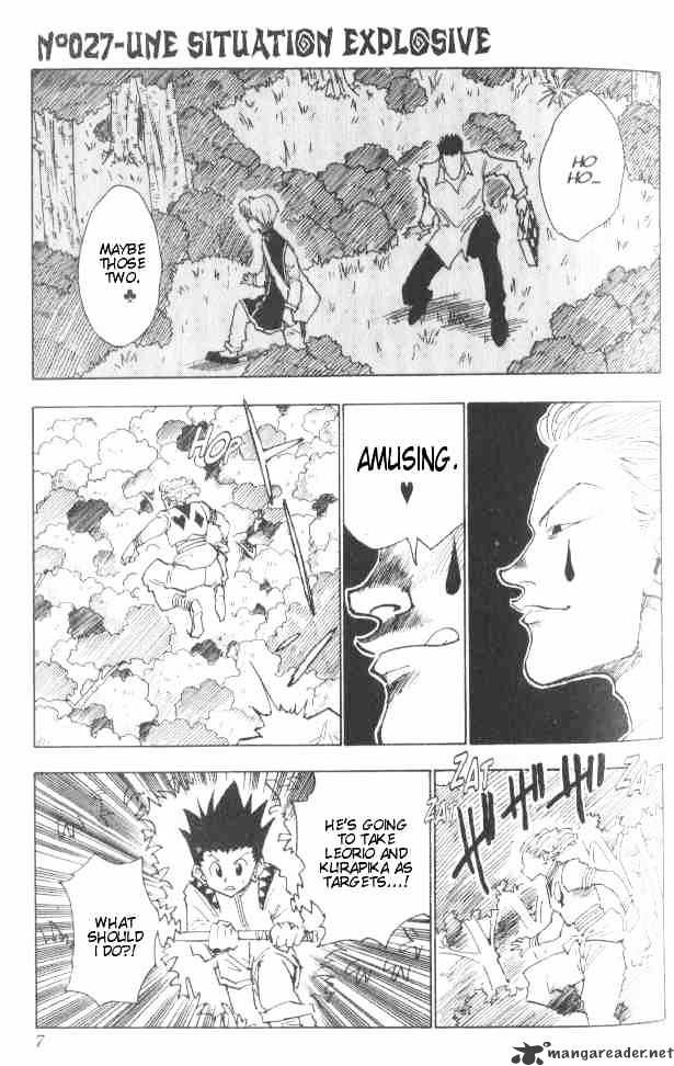 Hunter X Hunter Chapter 27 : An Explosive Situation - Picture 2