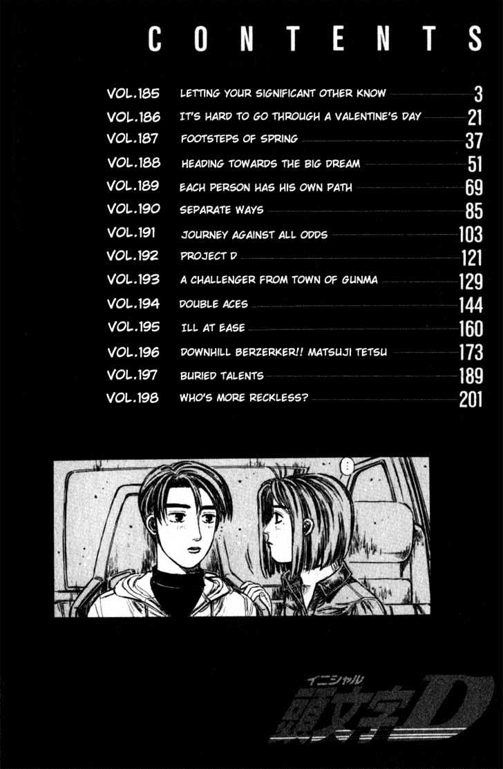 Initial D Vol.17 Chapter 185 : Letting Your Significant Other Know - Picture 3