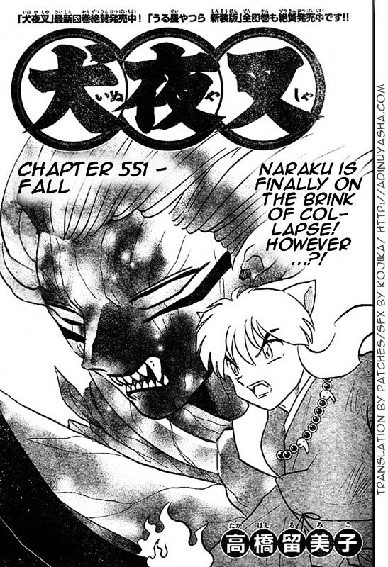 Inuyasha Vol.56 Chapter 551 : Fall - Picture 1