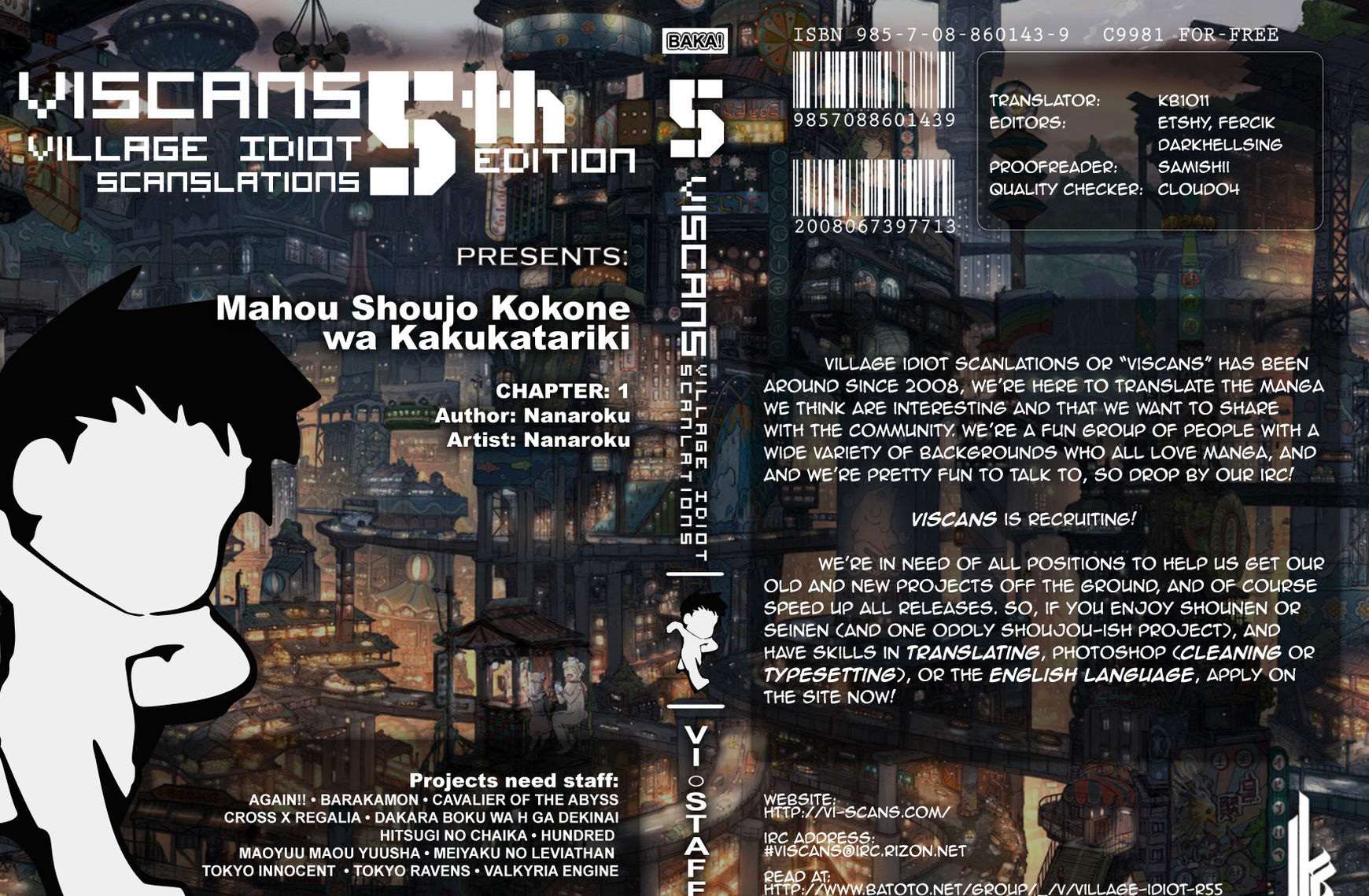 Mahou Shoujo Kokone Wa Kakukatariki Chapter 1 : A Mahou Shoujo. I Met One - Picture 1