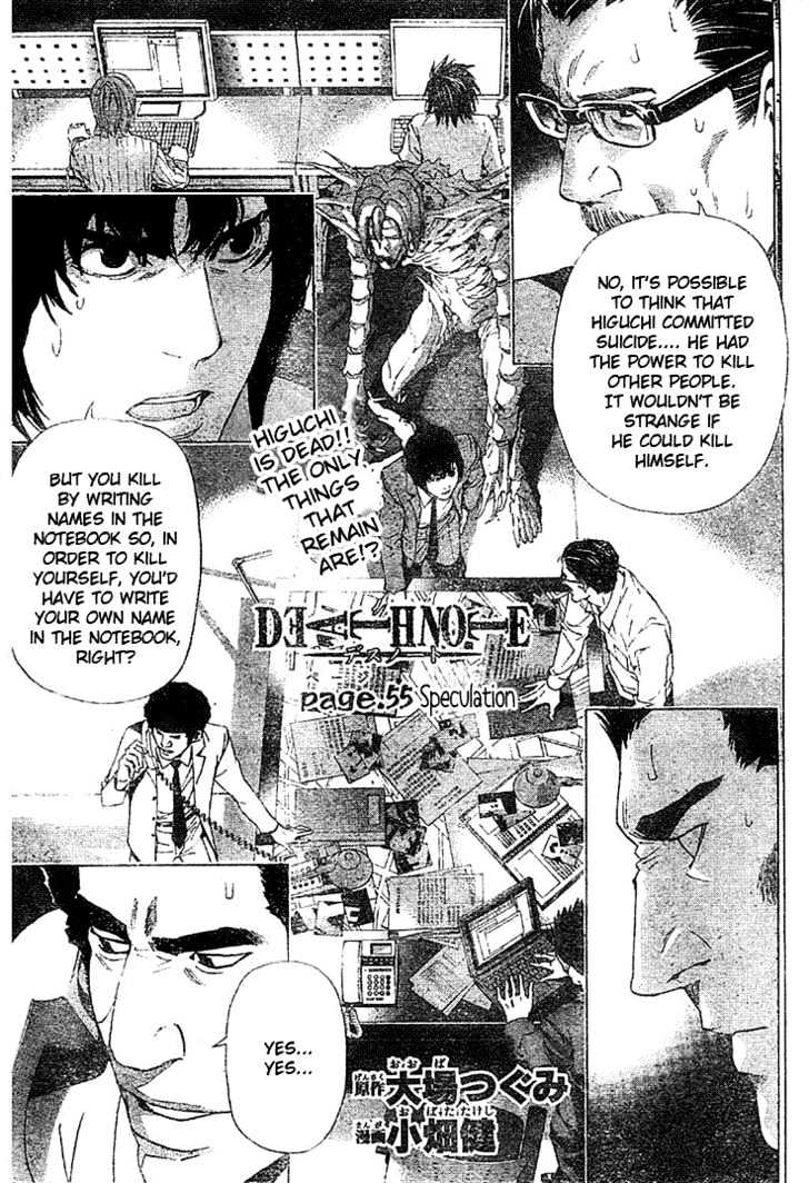 Death Note Vol.7 Chapter 55 - Picture 1