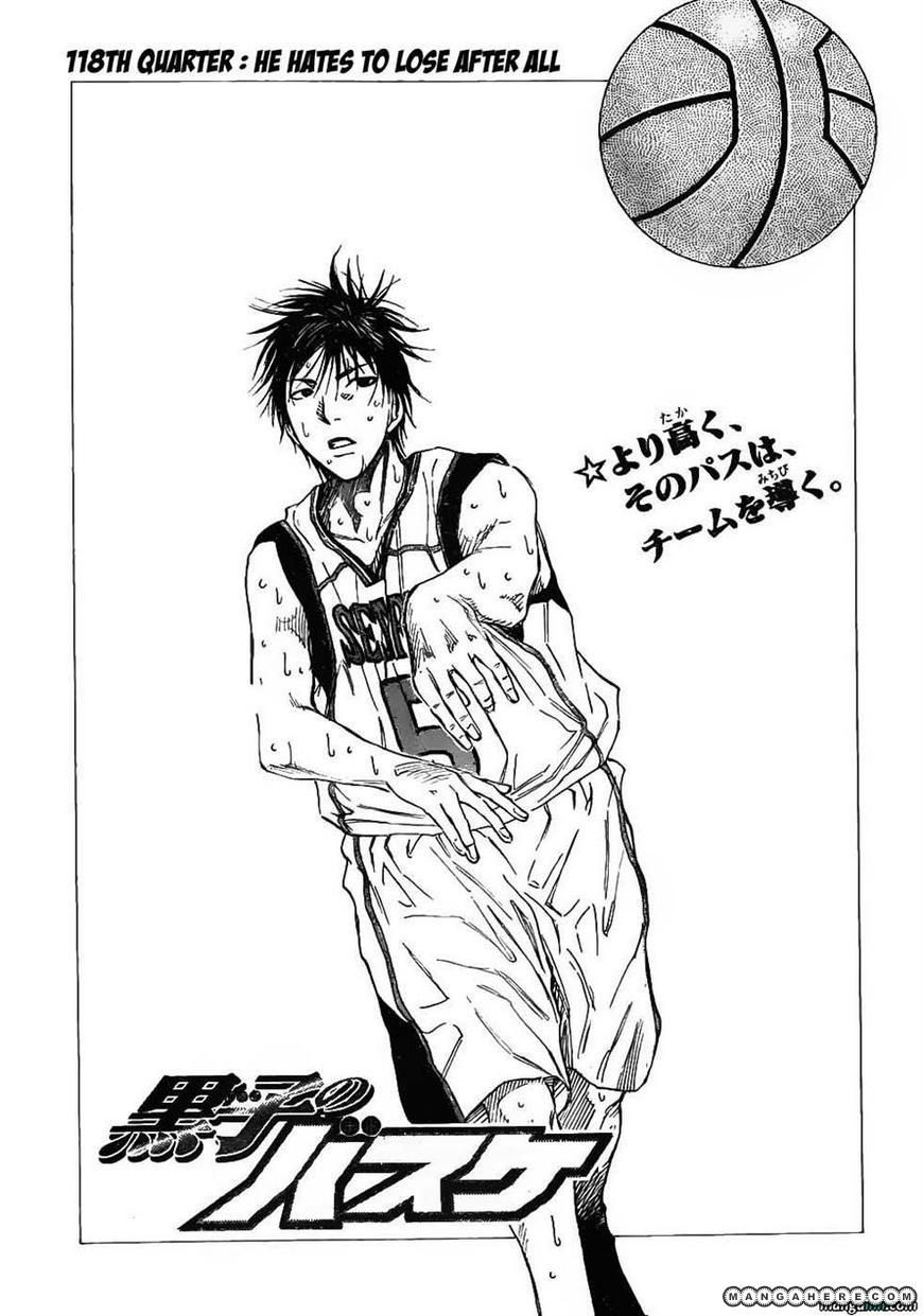 Kuroko No Basket Vol.12 Chapter 118 : He Really Hates To Lose - Picture 3
